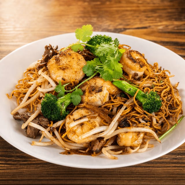 Stir Fried Egg Noodle.